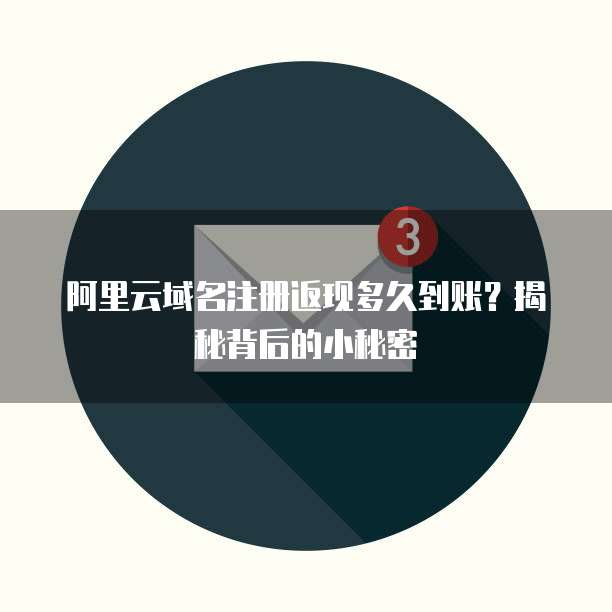 阿里云域名注册返现多久到账？揭秘背后的小秘密
