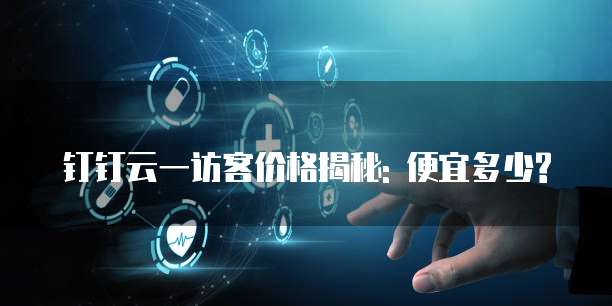 钉钉云一访客价格揭秘: 便宜多少?