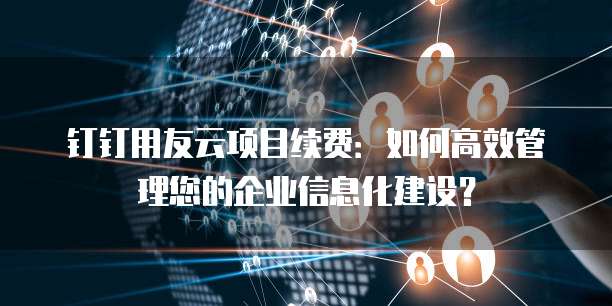 钉钉用友云项目续费:如何高效管理您的企业信息化建设?