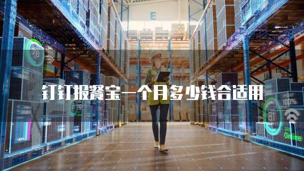 钉钉报餐宝一个月多少钱合适用