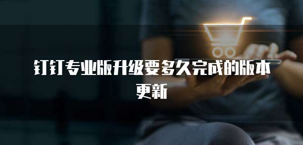 钉钉专业版升级要多久完成的版本更新