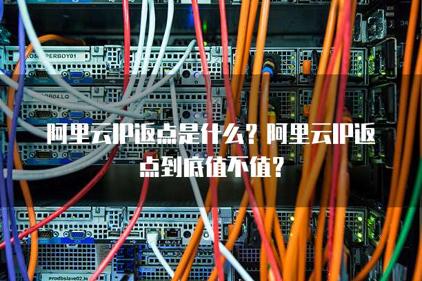 阿里云IP返点是什么?阿里云IP返点到底值不值?