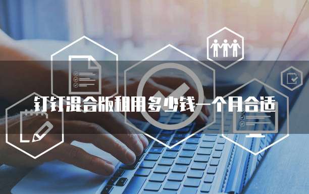 钉钉混合版租用多少钱一个月合适