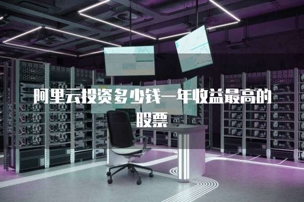阿里云投资多少钱一年收益最高的股票