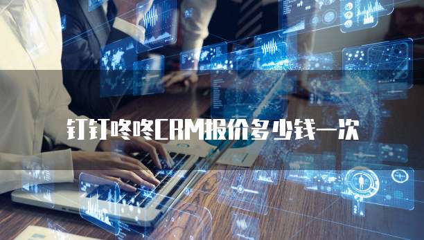 钉钉咚咚CRM报价多少钱一次