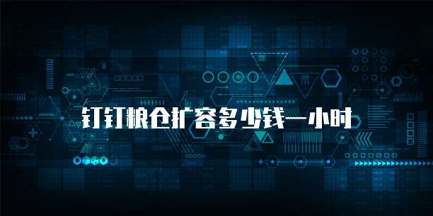 钉钉粮仓扩容多少钱一小时