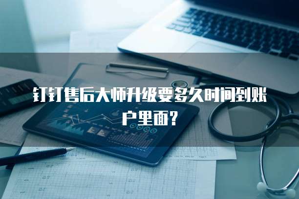 钉钉售后大师升级要多久时间到账户里面?