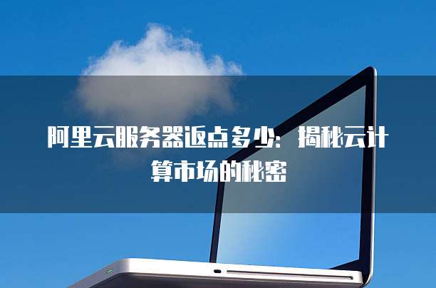 阿里云服务器返点多少:揭秘云计算市场的秘密