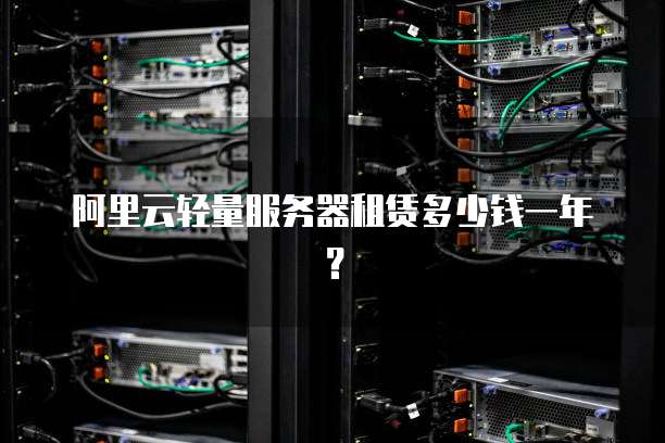 阿里云轻量服务器租赁多少钱一年?