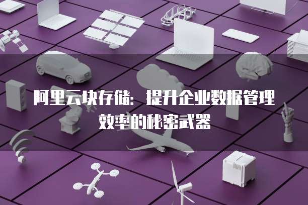阿里云块存储:提升企业数据管理效率的秘密武器