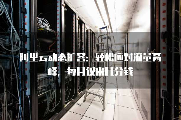 阿里云动态扩容:轻松应对流量高峰,每月仅需几分钱