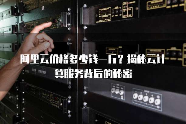 阿里云价格多少钱一斤?揭秘云计算服务背后的秘密