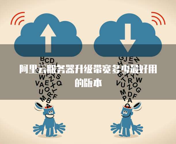 阿里云服务器升级带宽多少最好用的版本