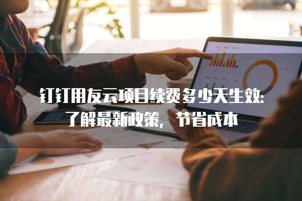 钉钉用友云项目续费多少天生效:了解最新政策,节省成本
