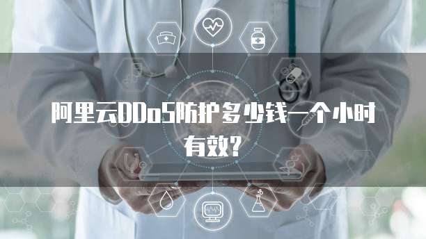 阿里云DDoS防护多少钱一个小时有效?