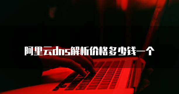 阿里云dns解析价格多少钱一个