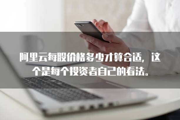 阿里云每股价格多少才算合适,这个是每个投资者自己的看法。