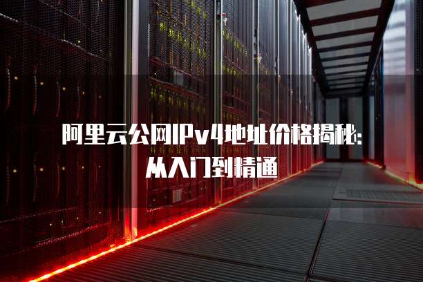 阿里云公网IPv4地址价格揭秘：从入门到精通