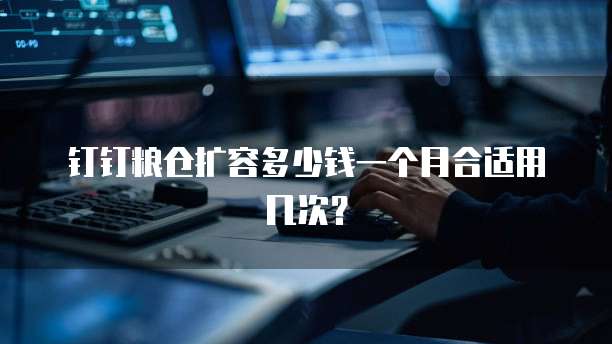 钉钉粮仓扩容多少钱一个月合适用几次?