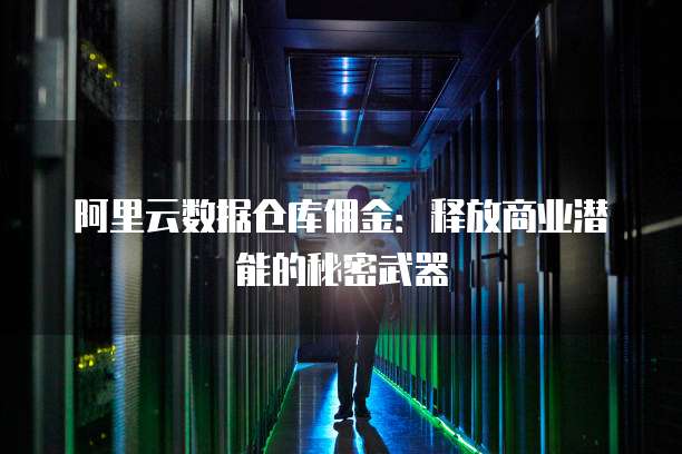 阿里云数据仓库佣金:释放商业潜能的秘密武器