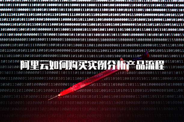 阿里云如何购买实例分析产品流程