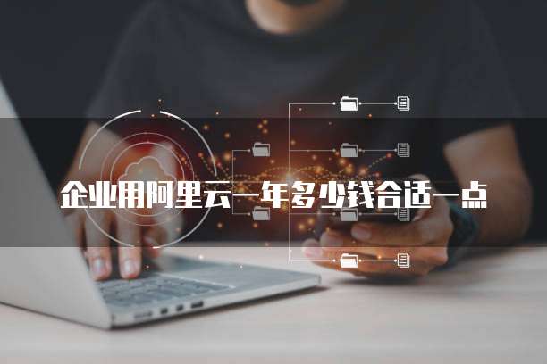 企业用阿里云一年多少钱合适一点