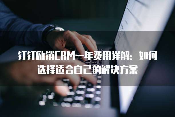 钉钉励销CRM一年费用详解：如何选择适合自己的解决方案