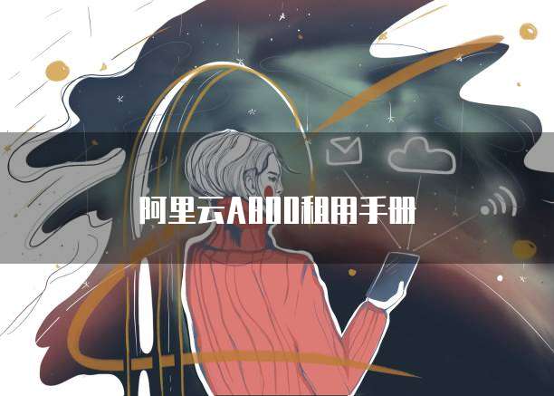 阿里云A800租用手册