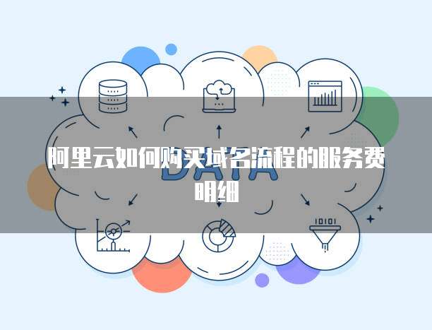 阿里云如何购买域名流程的服务费明细