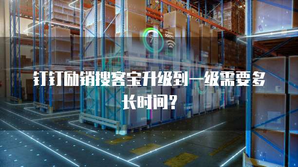 钉钉励销搜客宝升级到一级需要多长时间?