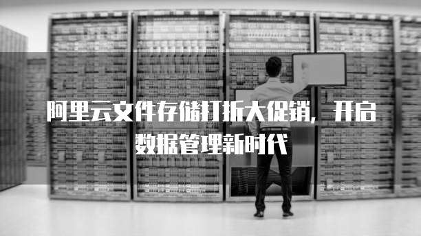 阿里云文件存储打折大促销,开启数据管理新时代
