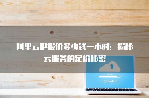 阿里云IP报价多少钱一小时:揭秘云服务的定价秘密