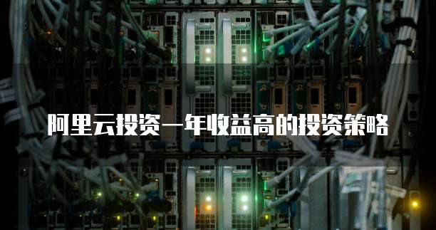 阿里云投资一年收益高的投资策略