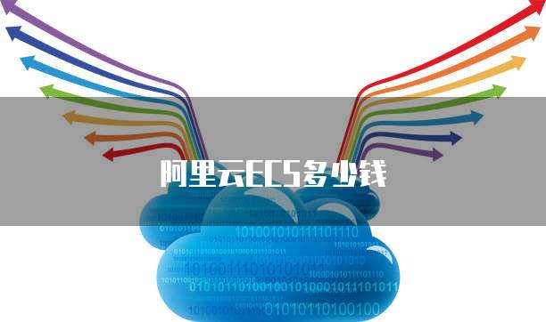 阿里云ECS多少钱