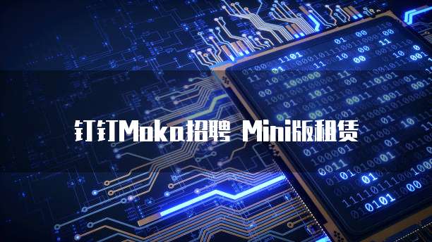 钉钉Moka招聘 Mini版租赁