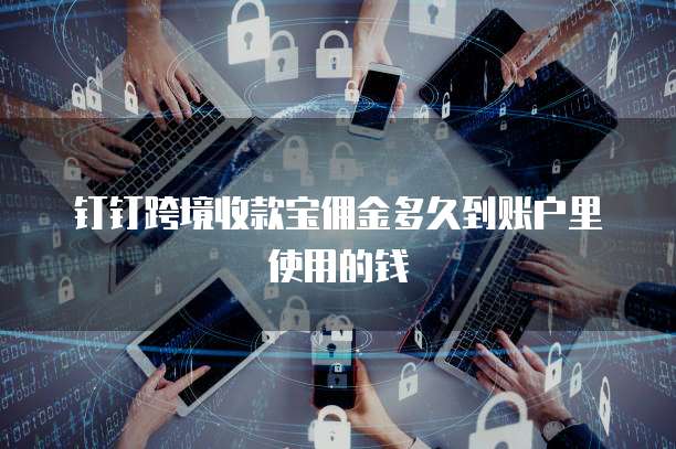 钉钉跨境收款宝佣金多久到账户里使用的钱