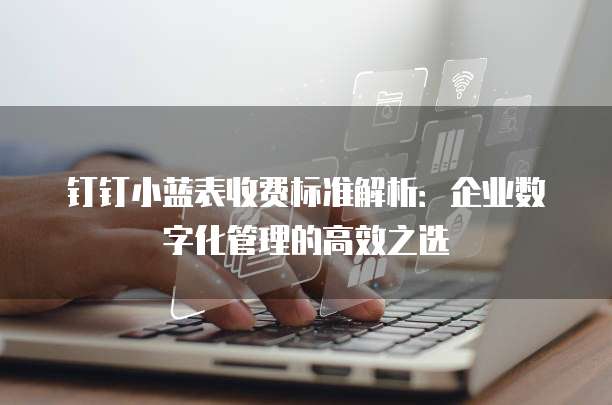 钉钉小蓝表收费标准解析:企业数字化管理的高效之选