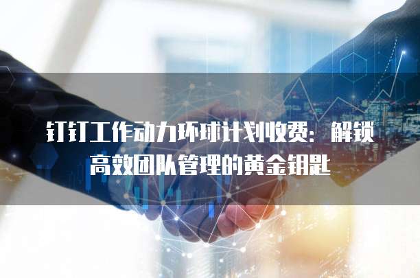 钉钉工作动力环球计划收费：解锁高效团队管理的黄金钥匙