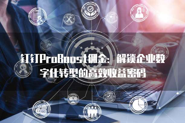 钉钉ProBoost佣金：解锁企业数字化转型的高效收益密码