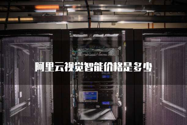 阿里云视觉智能价格是多少