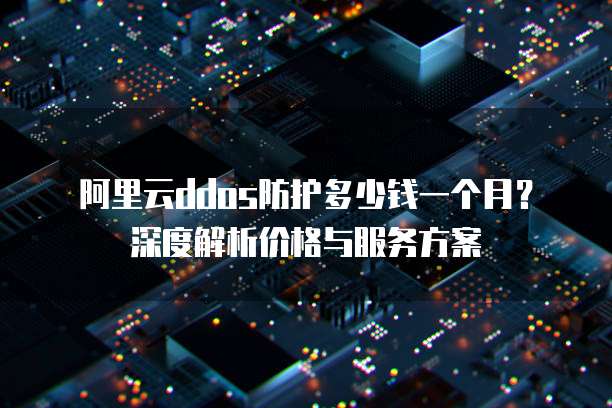 阿里云ddos防护多少钱一个月?深度解析价格与服务方案