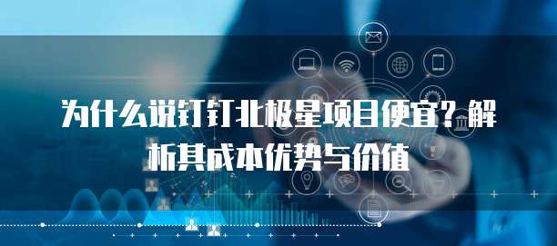 为什么说钉钉北极星项目便宜?解析其成本优势与价值