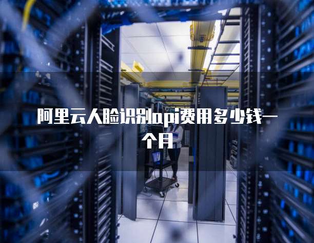 阿里云人脸识别api费用多少钱一个月