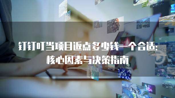 钉钉叮当项目返点多少钱一个合适:核心因素与决策指南