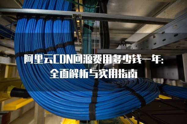 阿里云CDN回源费用多少钱一年：全面解析与实用指南