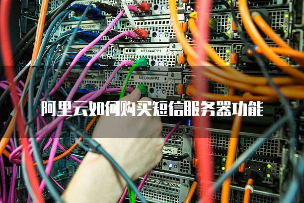 阿里云如何购买短信服务器功能