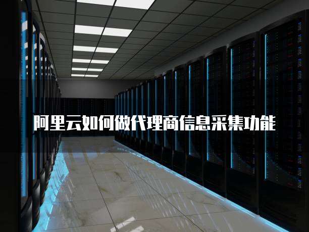 阿里云如何做代理商信息采集功能