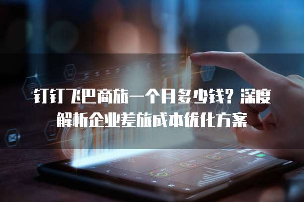 钉钉飞巴商旅一个月多少钱?深度解析企业差旅成本优化方案