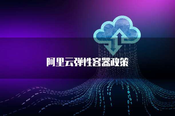 阿里云弹性容器政策