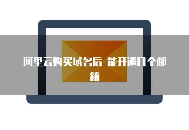 阿里云购买域名后 能开通几个邮箱